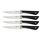 Tefal Jamie Oliver Steakmesser-Set, 4 x 12 cm Messer, deutscher Edelstahl, K2670859, Schwarz