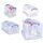 Really Useful Aufbewahrungsboxen 4er-Pack 48 Litre + 12 Litre + 9 Litre + 3 Litre farblos