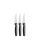 Fiskars Steakmesser-Set, 3-teilig, Functional Form, Edelstahl/Kunststoff, Schwarz, 1057564