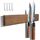 ENOKING Magnetleiste Messer 40 cm, Messerblock Magnetisch ohne Messer, Magnet Messerhalter aus Akazienholz mit 4 Haken