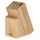 Tescoma WOODY Messerblock aus Holz für 13 Messer Geflügelschere und Wetzstahl ohne Inhalt massiver Block aus lackiertem Holz zur sicheren und ordentlichen Messeraufbewahrung