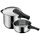 WMF Perfect One Pot Schnellkochtopf Set Induktion 2-teilig, Dampfkochtopf 6,5l, 3l, großes Kochsignal, 2 Kochstufen, abnehmbarer Deckelgriff, Edelstahl
