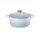 Le Creuset Signature Gusseisen-Bräter mit Deckel, Ø 24 cm, Rund, Für alle Herdarten und Induktion geeignet, Volumen: 4,2 l, 4,305 kg, Coastal Blue, 21177244202430