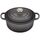 Le Creuset Signature Gusseisen-Bräter mit Deckel, Ø 20 cm, Rund, Für alle Herdarten und Induktion geeignet, Volumen: 2,4 l, 3,092 kg, Flint, 21177204442430