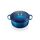 Le Creuset Signature Gusseisen-Bräter mit Deckel, Ø 24 cm, Rund, Für alle Herdarten und Induktion geeignet, Volumen: 4,2 l, 4,305 kg, Azure, 21177242202430