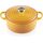 Le Creuset Signature Gusseisen-Bräter mit Deckel, Ø 24 cm, Rund, Für alle Herdarten und Induktion geeignet, Volumen: 4,2 l, 4,305 kg, Nectar, 21177246724430