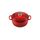 Le Creuset Signature Gusseisen-Bräter mit Deckel, Ø 20 cm, Rund, Für alle Herdarten und Induktion geeignet, Volumen: 2,4 l, 3,092 kg, Kirschrot, 21177200602430