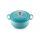 Le Creuset Signature Gusseisen-Bräter mit Deckel, Ø 26 cm, Rund, Für alle Herdarten und Induktion geeignet, Volumen: 5,3 l, 5,135 kg, Karibik, 21177261702430