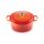 Le Creuset Signature Gusseisen-Bräter mit Deckel, Ø 30 cm, Rund, Für alle Herdarten und Induktion geeignet, Volumen: 8.1 l, 7,165 kg, Ofenrot, 21177300902430