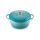 Le Creuset Signature Gusseisen-Bräter mit Deckel, Ø 28 cm, Rund, Für alle Herdarten und Induktion geeignet, Volumen: 6,7 l, 6,125 kg, Karibik, 21177281702430
