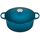 Le Creuset Signature Gusseisen-Bräter mit Deckel, Ø 28 cm, Rund, Für alle Herdarten und Induktion geeignet, Volumen: 6,7 l, 6,125 kg, Deep Teal, 21177286422430