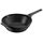 Tefal E24919 Robusto Aluguss Wokpfanne 28 cm, einfache Reinigung, Antihaftversiegelung, Thermo-Signal Temperaturanzeiger, spülmaschinenfest, induktionsgeeignet, Schwarz
