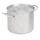 Amazon Basics Edelstahl-Suppentopf mit Aluminiumbeschichtung und Deckel, 11.4 l, Silber