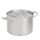 Amazon Basics Suppentopf mit Deckel, Edelstahl mit Aluminiumbeschichtung, 9,5 l, Silber