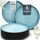 Steingut Teller Groß 6 Personen Ibiza TESTSIEGER, Traumhaftes Mediterranes Steingut Speiseteller Set, Stylisches Essteller Set, Pure Living in Aquamarin