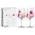 RITZENHOFF 3461007 Aperitif-Glas Sprizz 2er-Set 500 ml - Serie Sommersonett Nr. 13 + 14 mit Asia-Motiv Pink - Made in Germany