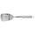 Fackelmann Schlitzwender 33 cm OVALGRIFF, praktischer Pfannenwender aus Edelstahl mit ergonomischem Griff, Küchenhelfer zum Kochen (Farbe: Silber), Menge: 1 Stück