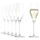 Stölzle Lausitz Champagner Gläser Quatrophil 6er-Set 290ml – Eleganter Champagnerkelch ideal für Sekt & Prosecco – Hochwertige Kristall Sektgläser aus deutscher Herstellung – Spülmaschinen- & Stoßfest
