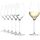 Stölzle Lausitz Weißweingläser Quatrophil 6er-Set 405 ml – Hochwertige Weingläser ideal für Weißwein & Aperitif – Eleganter Weißweinkelch aus Kristallglas – spülmaschinenfest & Made in Germany