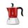 Bialetti Fiammetta Induktions-Kaffeemaschine, 4 Tassen (150 ml), für alle Herdarten geeignet, Elegantes Design, rot