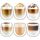 glastal 250ml Doppelwandige Latte Macchiato Gläser Set Borosilikatglas Kaffeetassen Glas 6er Set Kaffeeglas Teegläser für Espresso,Cappuccino,Latte,Iced Americano,Tee,EIS,Milch,Saft