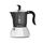 Bialetti Fiammetta Induktions-Kaffeemaschine, 4 Tassen (150 ml), für alle Herdarten geeignet, Elegantes Design, grau