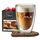 ElbFuchs® Doppelwandiges Latte Macchiato Glas | MAMA | 1x 350ml [GESCHENKIDEE FÜR MAMA] Ideales Geburtstagsgeschenk für Mütter oder werdende Mama | Glas mit Gravur zum Muttertag