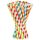 Vicloon Strohhalme Papier, Trinkhalme Papier Biologisch Abbaubare, Bunte Trinkhalme Geeignet für Partys, Hochzeiten und Anlässe, Party Strohhalme 5 Farben, 250 PCS