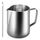 anpro Milchkännchen 400 ml / 14 fl. oz. Milk Pitcher Milchkännchen aus Edelstahl, ideal für Cappuccino, Milchaufschäumer, Silber