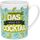 GRUSS & CO XL-Tasse Motiv Cocktail | lustige Riesentasse, Porzellan, großer Becher 60 cl, blau | Frauengeschenk, Partygeschenk | 48816