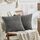 FDTERN 2er Set Dunkelgrau Kordsamt Kissenbezug 35x35CM Weich Moderne Dekorative Kissenbezüge Kissenhülle Dekokissenbezug Sofakissen Dekokissen Boho Deko für Sofa Schlafzimmer Wohnzimmer Balkon