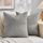 FDTERN 2er Set Hellgrau Kordsamt Kissenbezug 45x45CM Weich Moderne Dekorative Kissenbezüge Kissenhülle Dekokissenbezug Sofakissen Dekokissen Boho Deko für Sofa Schlafzimmer Wohnzimmer Balkon