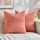 FDTERN 2er Set Korallenrot Kordsamt Kissenbezug 45x45CM Weich Moderne Dekorative Kissenbezüge Kissenhülle Dekokissenbezug Sofakissen Dekokissen Boho Deko für Sofa Schlafzimmer Wohnzimmer Balkon