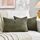 FDTERN 2er Set Olivgrün Kissenbezug 40x65 cm Weich Moderne Dekorative Kissenbezüge Kissenhülle Dekokissenbezug Sofakissen Dekokissen Boho Deko für Sofa Schlafzimmer Wohnzimmer Bett