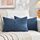 FDTERN 2er Set Denim Blau Kordsamt Kissenbezug 40x70 Weich Moderne Dekorative Kissenbezüge Kissenhülle Dekokissenbezug Sofakissen Dekokissen Boho Deko für Sofa Schlafzimmer Wohnzimmer Bett