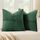 MIULEE 2er Set Kissenbezug 45x45cm Dunkelgrün Kissenhülle Kissenbezüge Sofakissen Dekokissen Boho Couchkissen Kord Dekorative Zierkissenbezug für Sofa