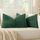 MIULEE 2er Set Kissenbezug 30x50cm Dunkelgrün Kissenhülle Kissenbezüge Sofakissen Dekokissen Boho Couchkissen Kord Dekorative Zierkissenbezug für Sofa