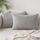 Slozzi 2er Set Kordsamt Kissenbezug Hellgrau 40x60 Kissenbezüge Kissenhülle Sofakissen Dekokissenbezug Couchkissen Weich für Sofa Schlafzimmer Wohnzimmer Balkon