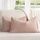 ZWJD Dusty Pink Kissenbezug 30x50 2er Set Chenille Kissenbezüge Sofakissen Kissenhüllen mit elegantem Design, weiche und luxuriöse dekorative Dekokissen für Couch, Bett und Heimdekoration