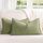 ZWJD Salbei Grün Kissenbezug 40x60 2er Set Chenille Kissenbezüge Sofakissen Kissenhüllen mit elegantem Design, weiche und luxuriöse dekorative Dekokissen für Couch, Bett und Heimdekoration
