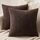 MIULEE 2er Set Kissenbezüge Cord Kissenbezug Kissenhülle Dekorative Zierkissen Sofakissen Couchkissen Dekokissen Zierkissenbezug Deko Kissenhülle für Sofa Wohnzimmer 40x40 cm Braun