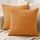 MIULEE 2er Set Kissenbezüge Kord Kissenhülle Dekorative Kissenbezug Sofakissen Couchkissen Dekokissen Zierkissenbezug Deko Kissenhülle mit Verstecktem Reißverschluss 40x40cm 16x16in Orange gebrannt