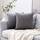 MIULEE 2er Set Kissenbezug Kissenhülle Dekorative Dekokissen Sofakissen Quadrat Wurfkissenbezug mit Verstecktem Reißverschluss Sofa Schlafzimmer 26x26 Zoll 65x65 cm Dunkelgrau