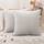 MIULEE 2er Set Kissenbezug Kissenhülle Dekorative Dekokissen Sofakissen Quadrat Wurfkissenbezug mit Verstecktem Reißverschluss Sofa Schlafzimmer 20x20 Zoll 50x50 cm Grau Weiß