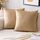 EMEMA Samt Kissenbezug Kissenhülle Dekorative Dekokissen Sofakissen Lendenkissen Wurfkissenbezug mit Verstecktem Reißverschluss Schlafzimmer Sofa 2er Set 40x40 cm Khaki