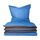 Schiesser Bettwäscheset Doubleface | Renforcé | 2-teilig | Zweifarbig | 100 % Baumwolle | Oeko-Tex® Made in Green Zertifiziert | Reißverschluss | 135x200cm + 80x80cm | Blau-Dunkelgrau