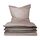 Schiesser Bettwäscheset Doubleface - Renforcé - 2-teilig - 155 x 220 cm - Taupe-Dunkelgrau