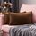MIULEE 2er Set Samt Kissenbezug Flansch Kissenhülle Dekorative Sofakissen Dekokissen Umwickelte Kante Kissenbezüge Zierkissenbezug für Sofa Wohnzimmer Schlafzimmer 40x60 cm Schokoladenbraun