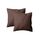 Amolavet Kissenbezug 80x80 Braun 2er Set Kopfkissenbezug 80x80 mit Hotelverschluss aus Gebürstetem Mikrofaser