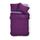 Amolavet Winter Bettwäsche Lila 155x220 2teilig Set aus Gebürstetem Mikrofaser Winterbettwäsche 155x220 Bettbezug 155 X 220 + Kissenbezüg 80x80 Mit Reißverschluss für Einzelbett